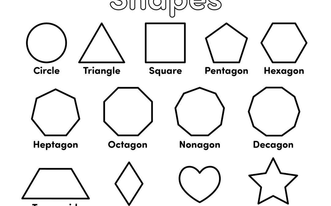 Shapes Coloring Page