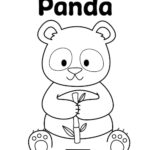 Zoo Animal Coloring Page - Panda