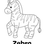Zoo Animal Coloring Page