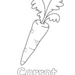carrot coloring page