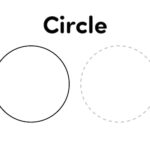 circle coloring page