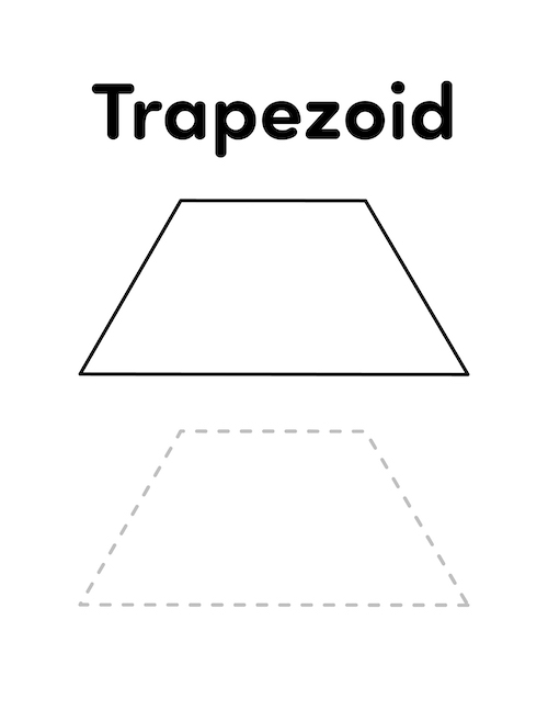 trapezoid coloring page