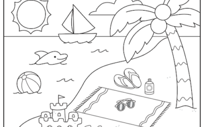 Carrot Coloring Page - Little Bee Family